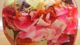 Капуста погрузински  Sauerkraut in Georgian ♡ English subtitles [upl. by Rialc]