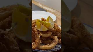 How To Fry Calamari Rings Or Squid Rings The Greek Way [upl. by Ahsirt787]