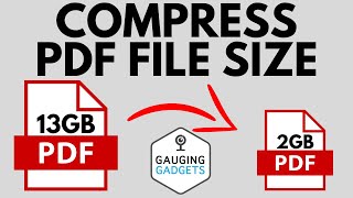 How to Compress PDF File Size Without Losing Quality  Reduce PDF Size [upl. by Floyd]