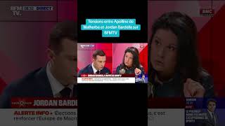 Tension entre Apolline de Malherbe et Jordan Bardella sur le plateau de BFM￼￼ [upl. by Anoit]