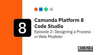 Camunda Platform 8 Code Studio Episode 2 Designing a Process in Web Modeler [upl. by Manthei]