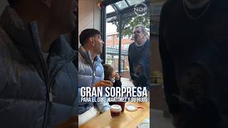 El Dibu Martinez recibió una gran sorpresa 😱 [upl. by Woll435]