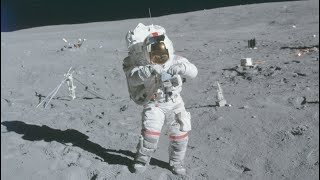 Apollo 16  Lunar EVA 1 from Rover TV  Part 1  This is Real Footage Folks [upl. by Layney]