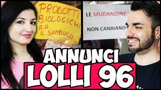 20 ANUNCI LOLLI SCRITI MALLE Annunci Lolli 96 [upl. by Dalpe]