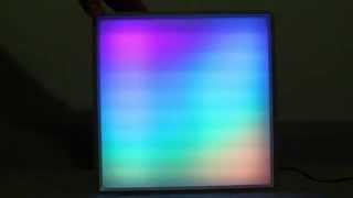 Funduino Arduino 8  8 full colour LED matrix running Plasma [upl. by Redla]