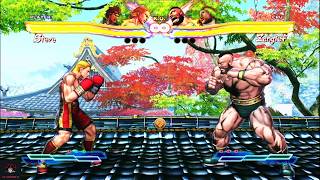 Street Fighter x Tekken Gameplay  Steve amp Hwoarang VS Zangief amp Rufus tekken streetfighter games [upl. by Huai]