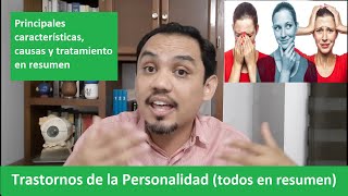 Trastornos de la Personalidad síntomas causas y tratamiento en resumen [upl. by Aniwde8]