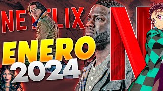 Estrenos Netflix Enero 2024  Top Cinema [upl. by Minne]