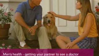 Mens health  getting your partner to see a doctor [upl. by Ellesij]