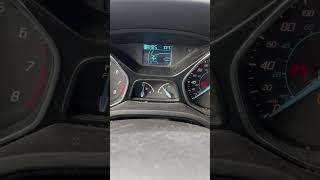 2011 Ford Focus oil life reset [upl. by Einnaf]