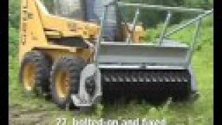 Denis Cimaf Skid Steer Forest Mulcher DAF180 [upl. by Tillion]