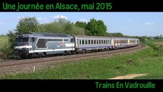 Une journée en Alsace mai 2015 BB67400 [upl. by Lien]