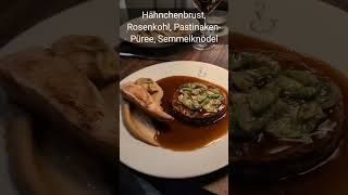 foodtour frankfurt  Bornheimer Ratskeller restaurant finedining bio restaurantreview foodie [upl. by Htebzile]