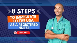 8 steps To Immigrate To The USA As A Registered Nurse 🏥🇺🇸 [upl. by Carbo]