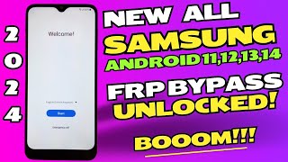 Finally New All Samsung FRP Bypass 2024🔥GOOGLE ACCOUNT UNLOCK  Android 11121314 Without PC [upl. by Kirwin]