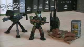 Halo Mega Bloks 97207 UNSC Weapons Pack II Review [upl. by Alaikim98]