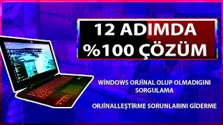 Windows 7 8 10 Etkinleştirme Sorunu ve Çözümü [upl. by Itnava]