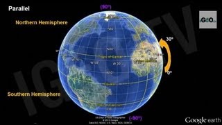 Earth Parallels and Meridians Latitude and Longitude IGEO TV [upl. by Silverts]