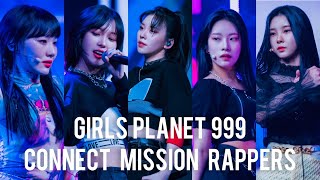 All Connect Mission Rap Parts  Girls Planet 999 GP999 [upl. by Nit]