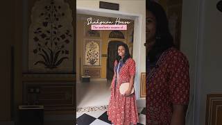 Stay at beautiful Shahpura House 🥰 jaipur travel travelvlog shorts youtubeshorts short india [upl. by Berta]