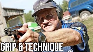 How to shoot a Pistol with world champion shooter Jerry Miculek [upl. by Gathard]