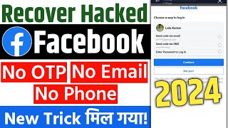 Recover Hacked Facebook Account  How To Recover Hacked Facebook Account Hindi [upl. by Mazel55]