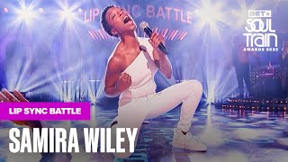 Samira Wiley Breaks Laverne Coxs Heart By Performing Unbreak My Heart  Soul Train Awards 23 [upl. by Refinnaj24]