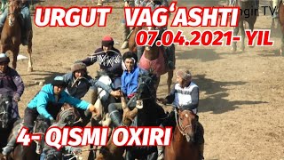 URGUT VAGASHTI 7042021YIL ULOQ KOPKARI SAMARQAND 4 QISMI КУПКАРИ 2021 [upl. by Ydorb343]