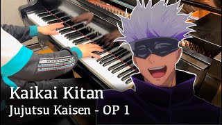 Kaikai Kitan  Jujutsu Kaisen OP 1 piano [upl. by Ennaylil925]