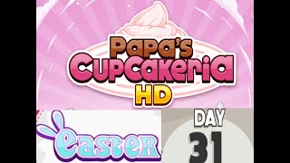 Papas Cupcakeria HD 2 31 ThirtyFirst Day [upl. by Annawt]