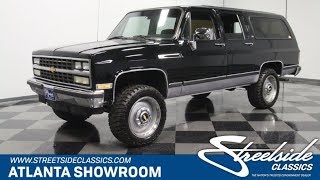 1990 Chevrolet Suburban 4X4 for sale  4761 ATL [upl. by Sirromal]