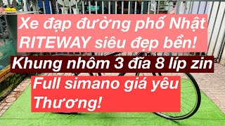 RITEWAY xe đạp tuaring đường phố Nhật lh0338484135 [upl. by Aiuqenehs]