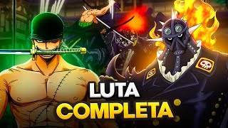 ZORO vs KING Luta completa  One Piece [upl. by Lap]