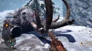 Far Cry Primal Killing The Bloodtusk Mammoth [upl. by Dulcie850]