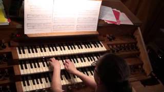 Erica A Mundy Pipe Organ Emma Lou Diemer Jesus The Very Thought Of Thee [upl. by Gerek]