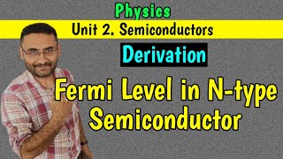 Fermi level in N type Semiconductor Dependence of Fermi level on Temperature PHYSICS [upl. by Eimareg]