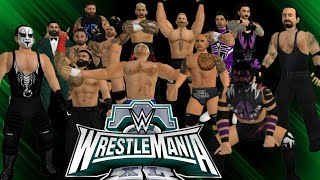 wr3d WrestleMania Full Show  WR3D UNIVERSE MODE [upl. by Ttennej]