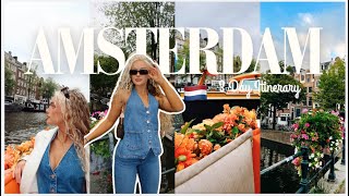 AMSTERDAM VLOG Exploring making stroopwafels things to do w 3 day itinerary Netherlands travel [upl. by Aksehcnarf207]