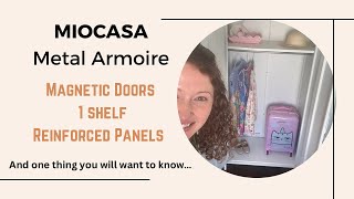 How to assemble this metal closet and how it looks [upl. by Notyard]