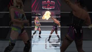 Rhea Ripley Hits Fireball To Liv Morgan WWE 2K24 Gameplay rhearipley shortsfeed foryou wwe2k24 [upl. by Snave]