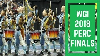 Broken City 2018 Snare Break WGI Finals On The Floor [upl. by Elrebmik]