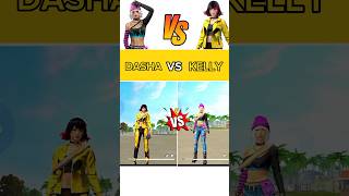 kelly vs dasha charector free fire [upl. by Eelek]