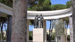 Sicily–Rome American Cemetery and Memorial Nettuno Italy Isle of the dead [upl. by Wolpert]