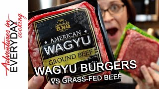 Wagyu Burgers vs Grassfed Beef  Adventures in Everyday Cooking [upl. by Adnawyt425]