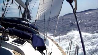 Bavaria 49 Sail in Greek Waters [upl. by Ardiedak]