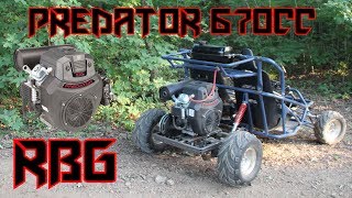 Predator 670cc Off Road Go Kart First Ride [upl. by Herby947]