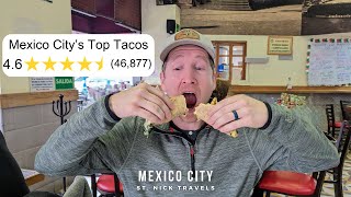 We ate the MOST REVIEWED TACOS in Mexico City [upl. by Scutt422]