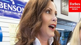 What Does That Say About Gretchen Whitmer Michigan GOP Gubernatorial Candidate Torches Democrat [upl. by Nnylarak]