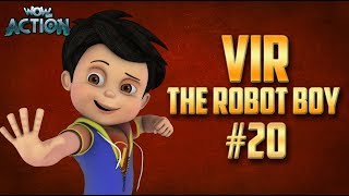 Vir The Robot Boy  Hindi Cartoon Compilation For Kids  Compilation 20  WowKidz Action [upl. by Lekar]