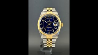 Rolex 16013 Blue Boiler Gauge Dial [upl. by Annawaj587]